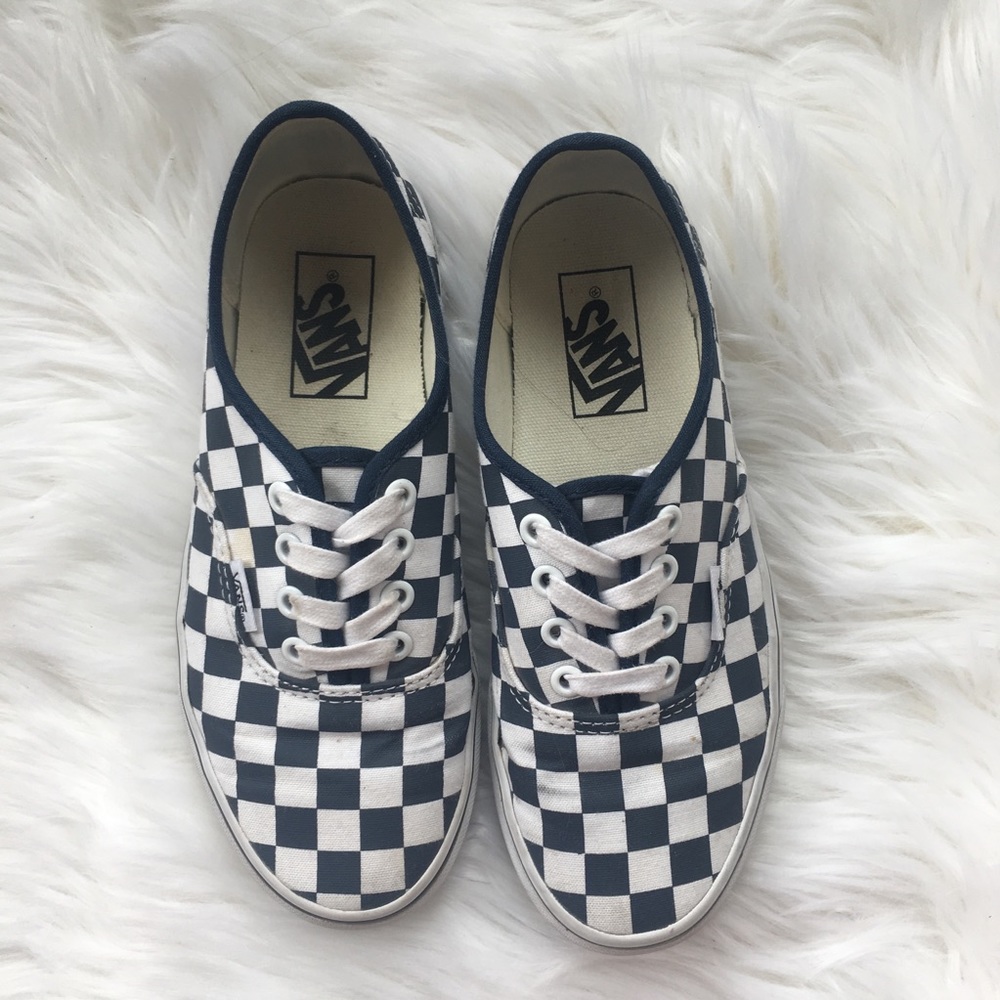 Vans authentic- navy/ white checkerboard